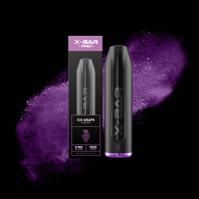 X Bar Pro 0mg 4.5ml Ice Grape